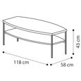 Ambra Italian Coffee Table - Sand Birch