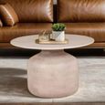 Valencia Coffee Table - Round - Mango Wood