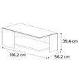 Zenith Italian Coffee Table - Calacatta Gold and Black - Ceramic Top