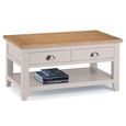 Richmond Grey 2 Drawer Coffee Table thumbnail 2