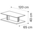 Volare Italian Coffee Table - Venetian Grey