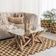 Branchwood Glass Top Coffee Table thumbnail