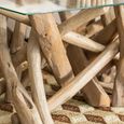 Branchwood Glass Top Coffee Table thumbnail 4