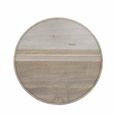 Round Coffee Table Mango Wood with Metal Base thumbnail 4
