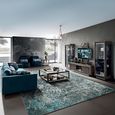 Elite Italian Square Coffee Table - Silver Birch