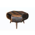 Goa Tri Coffee Table - Small - Rustic Sheesham