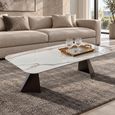 Elite Italian Bianco Antico Ceramic Coffee Table thumbnail