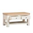 Windsor White Painted 2 Drawer Coffee Table thumbnail 3