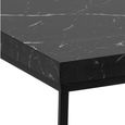 Barossa Coffee Table - 110cm - Black Marble
