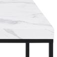 Barossa Coffee Table - 110cm - White Marble