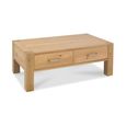 Turin Light Oak Coffee Table - Drawers