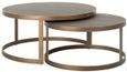 Bloomingville Shagreen Top Round 2 Tier Coffee Tables