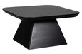 Bonvoy Black Oak Modern Edge Square Coffee Table