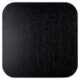 Bonvoy Black Oak Modern Edge Square Coffee Table