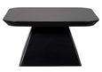 Bonvoy Black Oak Modern Edge Square Coffee Table
