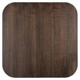 Bonvoy Brown Oak Modern Edge Square Coffee Table