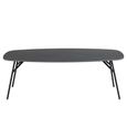 Caracas Coffee Table - Black Ceramic