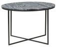 Clearance - The Glam Home Coffee Table - Round - Black - Marble Top