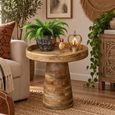Wooden Round Coffee Table thumbnail