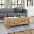 Compton Coffee Table - 4 Drawer - Oak