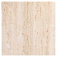 La Cantera Travertine Beige 2 Tier Square Coffee Tables