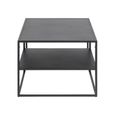 Newton Coffee Table - Black Metal