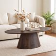 Palma Coffee Table - Oval - Walnut