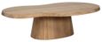 Riva Natural Oak Abstract Shape Coffee Table