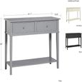 Franklin Console Table - Black - 7918872COMUK