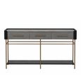 Limoges 3 Drawer Console Table thumbnail 3