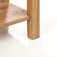 Coxmoor Console Table with Shelf - 90cm - Oak