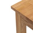 Coxmoor Console Table with Shelf - 90cm - Oak