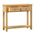 Arlington Console Table - 2 Drawer - Oak