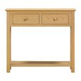 Arlington Console Table - 2 Drawer - Oak