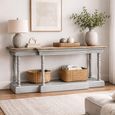 Clearance - Frisco Arthemise Console Table - 1 Drawer - Reclaimed Timber - A433