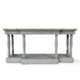 Clearance - Frisco Arthemise Console Table - 1 Drawer - Reclaimed Timber - A433