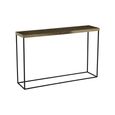 Akola Console Table - Glass and Gold