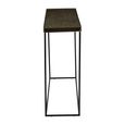 Akola Console Table - Glass and Gold