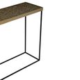 Akola Console Table - Glass and Gold