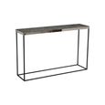 Akola Console Table - Glass and Silver