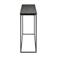 Akola Console Table - Glass and Silver
