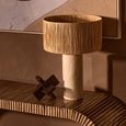 Bambusa Console Table - Curved - Bamboo Inlay