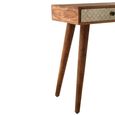 Boho Console Table - 2 Drawer - Mango Wood