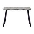 Boho Console Table - Black Bone Inlay - 110cm