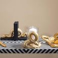 Boho Console Table - Black Bone Inlay - 110cm