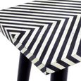 Boho Console Table - Black Bone Inlay - 110cm