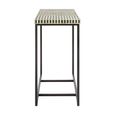 Boho Console Table - Black Bone Inlay - 120cm