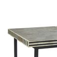 Boho Console Table - Black Bone Inlay - 120cm