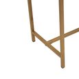 Fusion Console Table - 2 Drawer - Black Bone Inlay