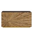 Gabelle Console Table - Dark Bamboo Wood - Sunburst